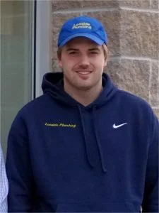 plumber apprentice Matthew Spanton